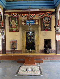 main altar for the devotees in the Hindu temple