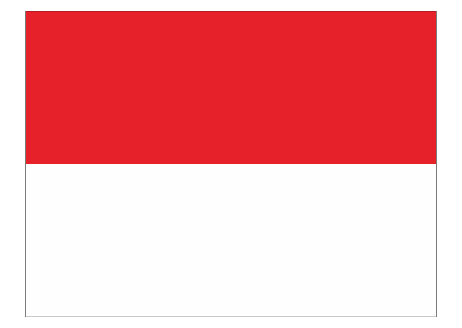 Republic of Indonesia  Flag Logo Vector Format Cdr Ai 