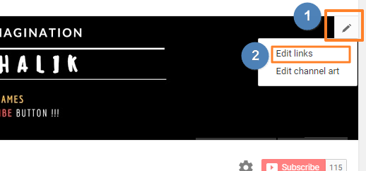 Cara Menambahkan Link Website dan Social media di Youtube (Channel Art)