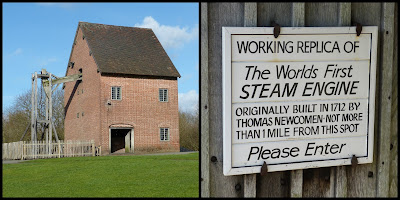 A working replica of Newcomen's steam engine at the Black Country Living Museum, Dudley (2014)