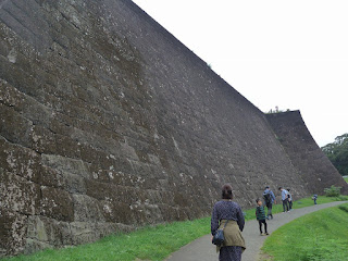 仙台旅行　青葉城　石垣