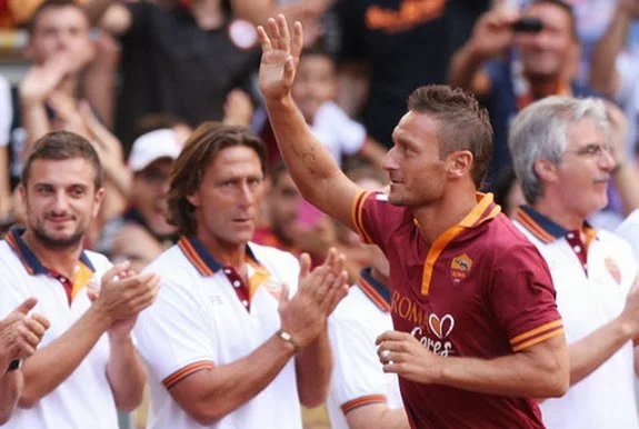 Francesco Totti has made over 500 appearances for Roma since joining the club as a teenager