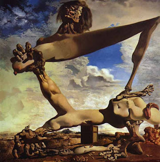 'Construcción blanda con judías hervidas-Premonición de la guerra civil'(1936) de don Salvador Dalí