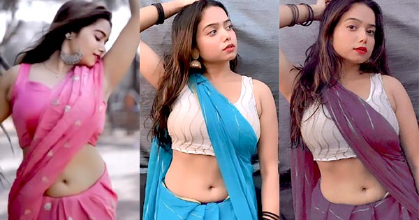 30 stunning hot pics of Manisha Rani in sarees - dancer, actress and Bigg  Boss OTT 2 contestant.