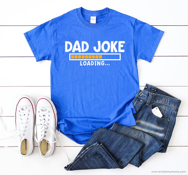 Download Dad Joke Shirt with Free Cut File | artsy-fartsy mama