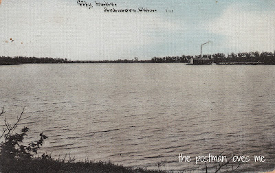 Ardmore City Lake Vintage Postcard 1911 (Front View)