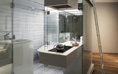 Feel Comfort in a Small Bathroom by Japanese Company Spiritual Mode