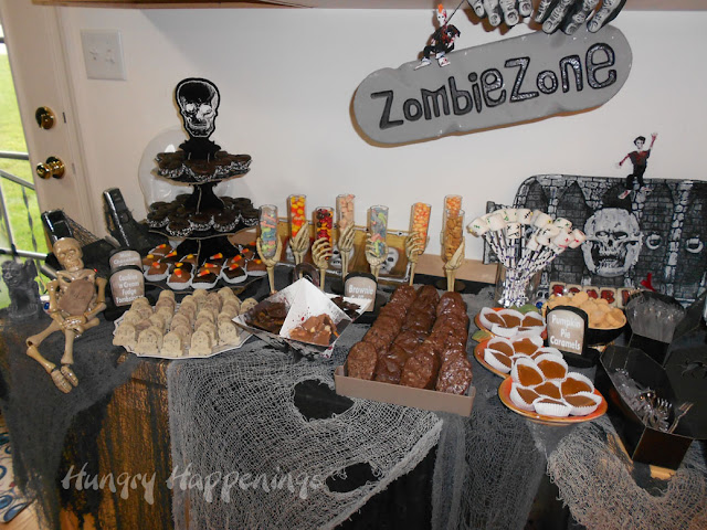 Happy Halloween Our zombie  themed  party  was so much fun 
