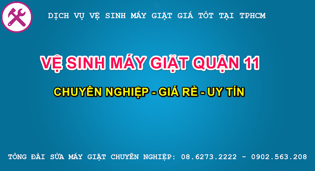 vệ sinh máy giặt quận 11