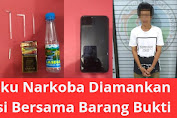 Pelaku Narkoba Diringkus Polisi Bersama Barang Bukti di Lampung Utara 