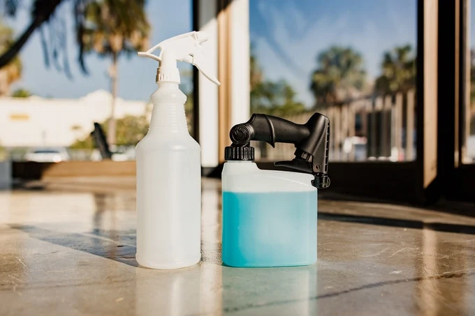 PIVOT is the first spray bottle with a patented pivoting trigger sprayer that allows you to spray at any angle until the last drop.