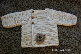 Free Crochet Patterns And Designs By Lisaauch Crochet Baby Boy Cardigan Pattern With Hood Easy Hooded Crochet Cardigan Pattern Free 3 Sizes