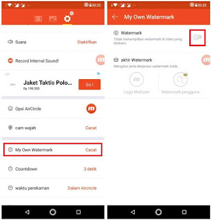 Cara Menghilangkan Watermark Mobizen di Android