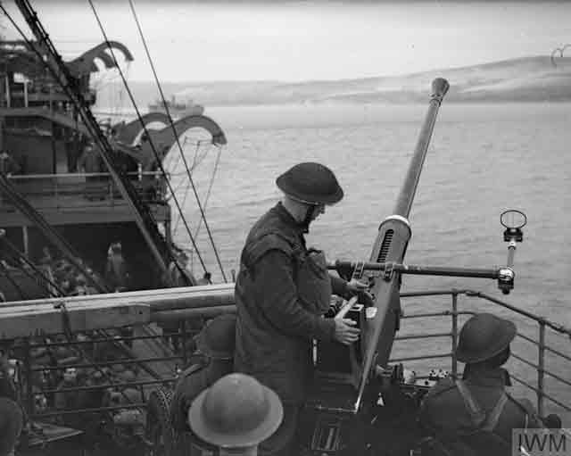 British exercise aboard HMS Winchester Castle, 4 December 1941 worldwartwo.filminspector.com