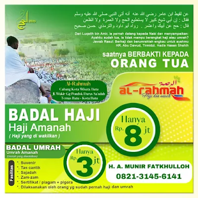 Informasi Badal Haji dan Umrah