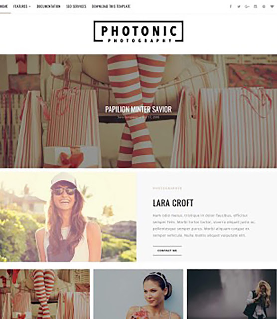 Photonic Photography  Blogger Template