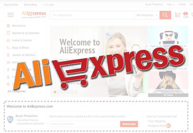  Aliexpress online shopping website