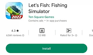 لعبة صيد السمك Let's Fish: Fishing Simulator