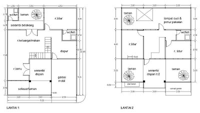 Gambar Denah Rumah Sederhana KPR -03