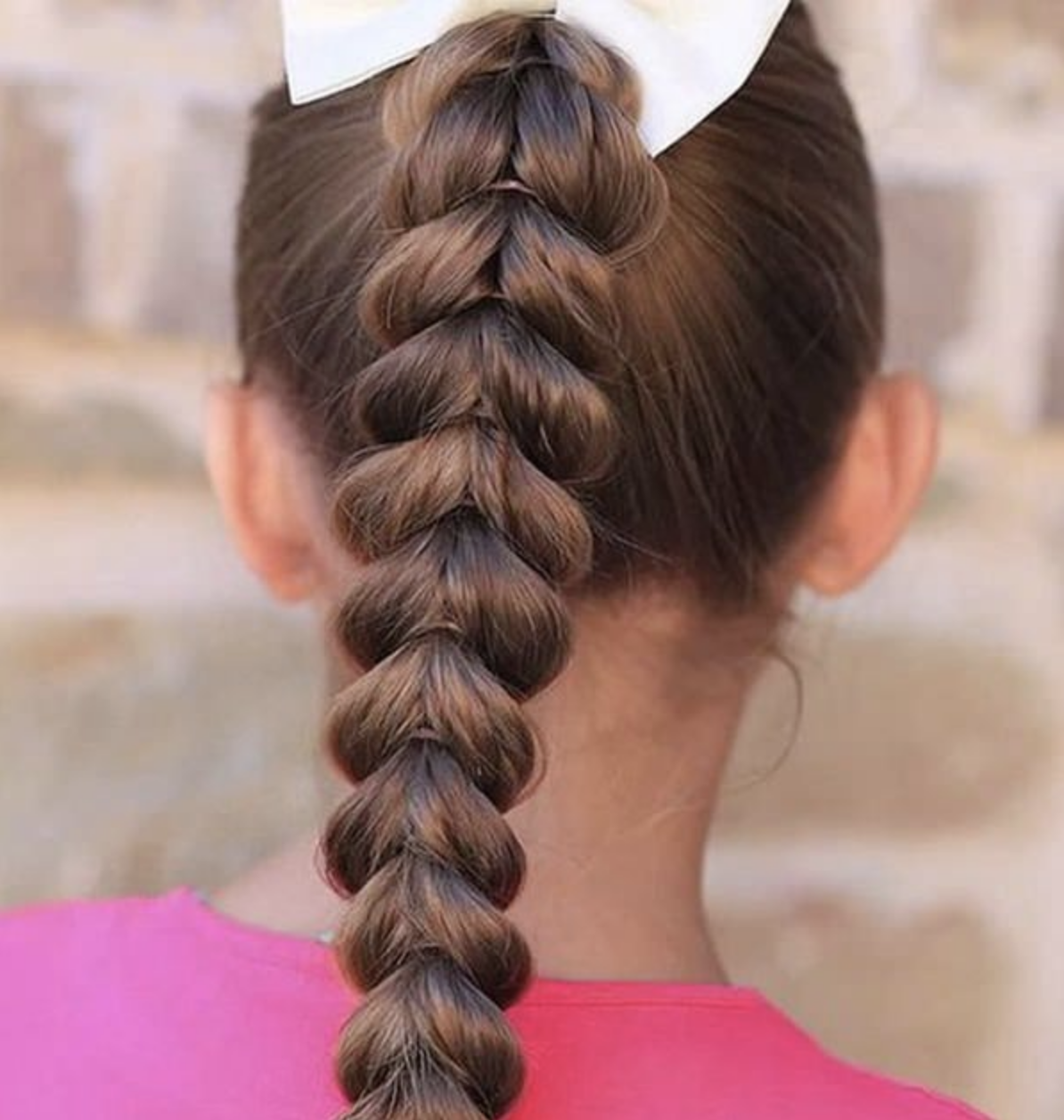 easy braid hairstyle for little girl