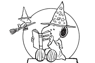 Charlie Brown Halloween Coloring Pages 2