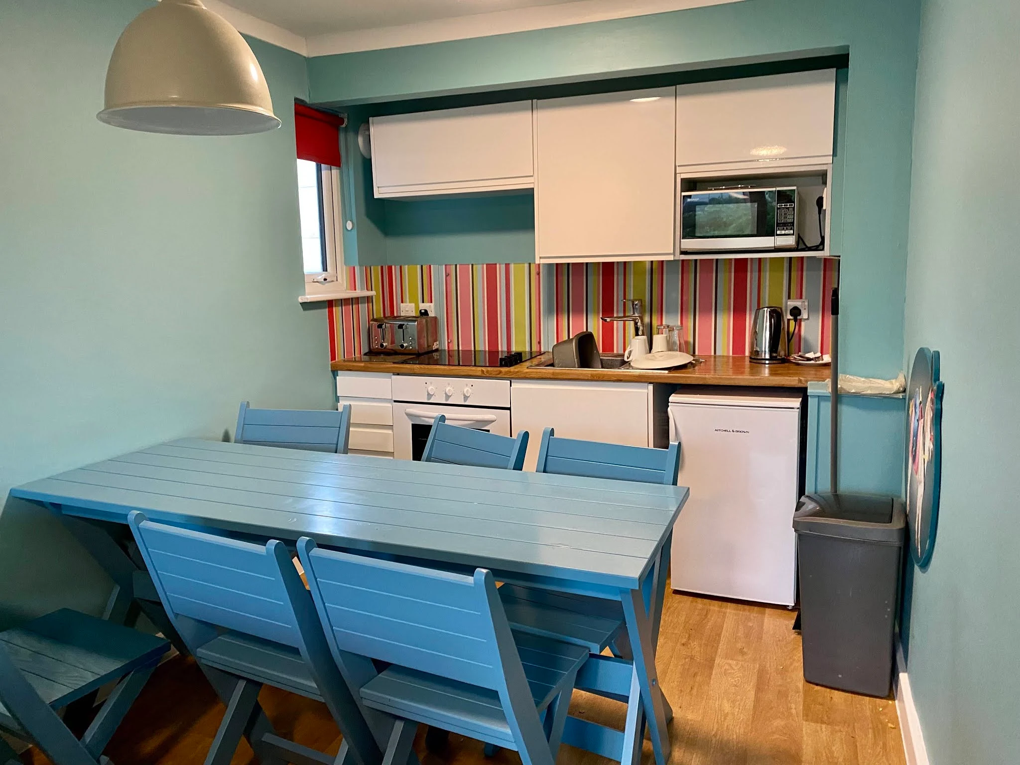 The kitchen and dining room at Butlin's is basic and you need to pack a few extras