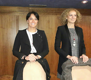 Las concejalas de Cs en Ponferrada (León), Rosa Una y Ruth Santín