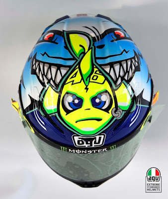 Helm AGV desain khusus Valentino Rossi