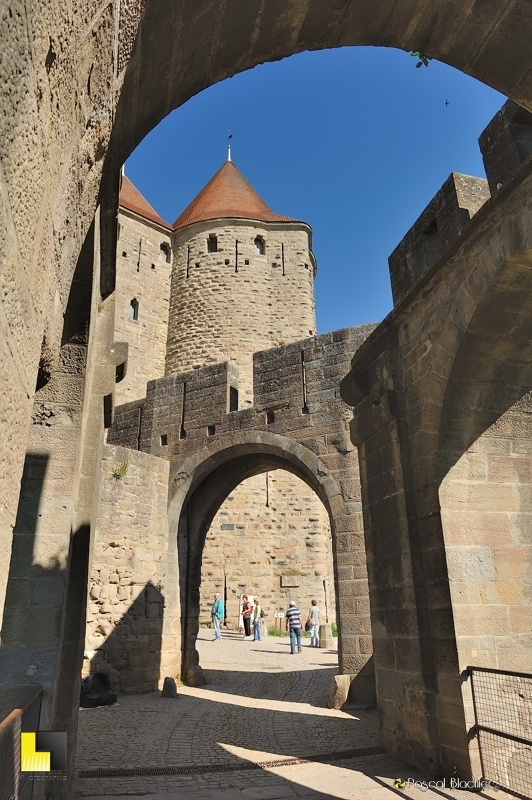 L'entrée de Carcassonne, le système de défense photo blachier pascal