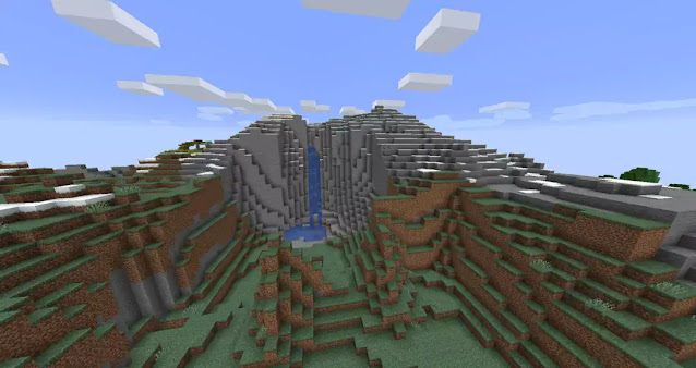 Mountain Biome of Minecraft