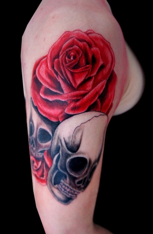 Greatest Tattoos Designs: Rose Half Sleeve Tattoos for ...