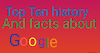 Top 10 Google facts and history