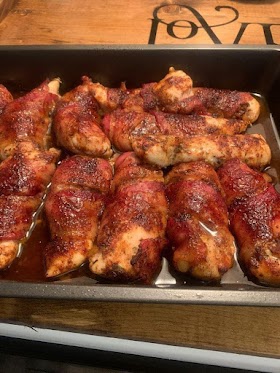 Bacon Wrapped Chicken Tenders