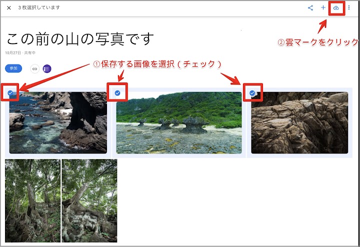 Googleフォトで共有アルバムのurlから保存する方法 スケ郎のお話