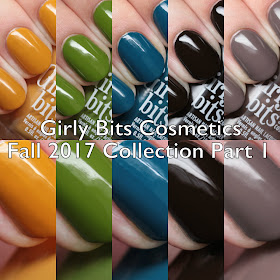 Girly Bits Cosmetics Fall 2017 Collection Part 1