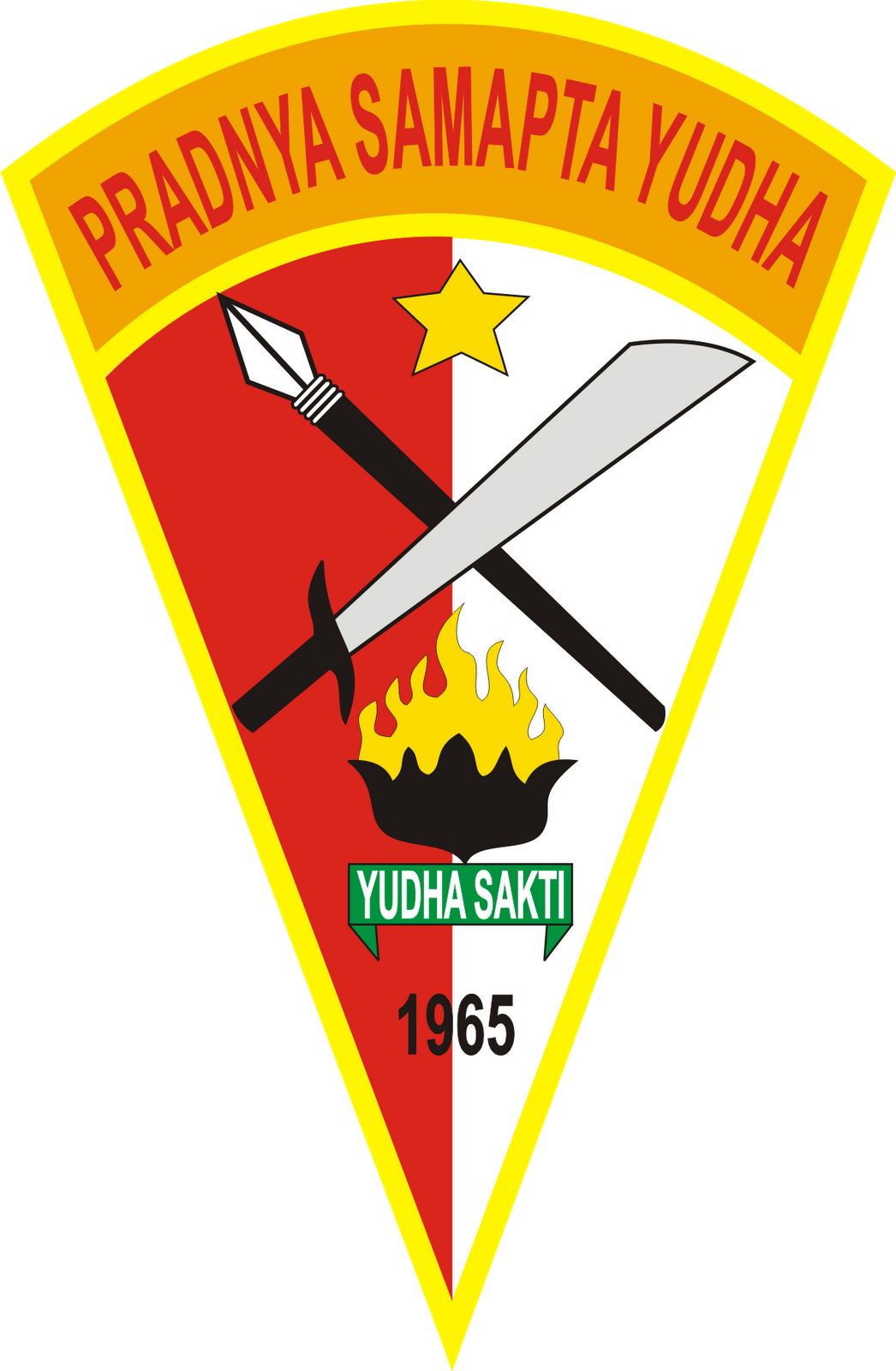 Logo Batalyon Infanteri ( Yonif ) 743 Pradnya Samapta 