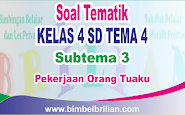 Download Soal Tematik Kelas 4 Sd Tema 4 Subtema 3 Pekerjaan Orang Tuaku
Dan Kunci Jawaban