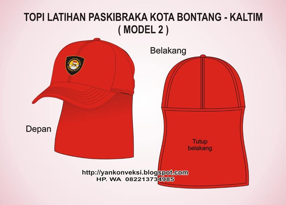 TOPI JEPANG TOPI LATIHAN PASKIBRA