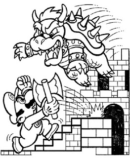 Desenhos do Super Mario para colorir