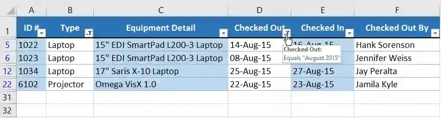 كيفية تصفية البيانات | اكسيل 2016 Microsoft Excel