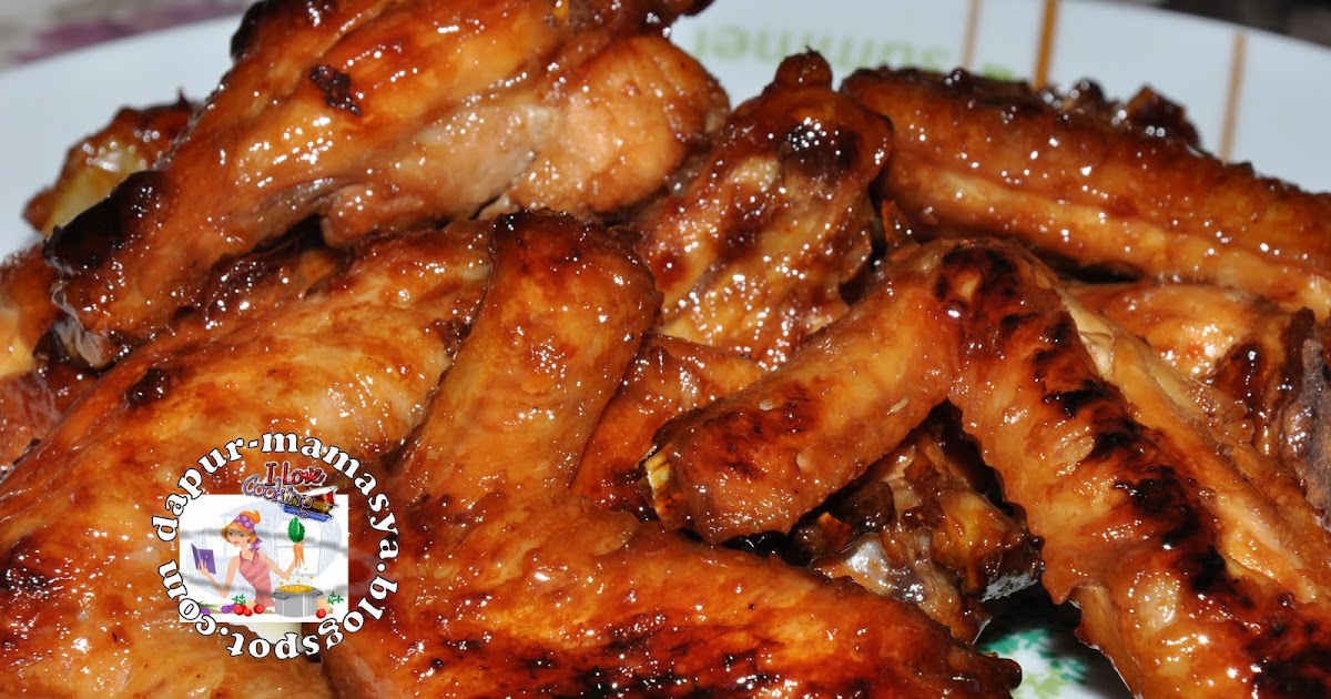Dapur Mamasya: Sticky Caramel Chicken Wings