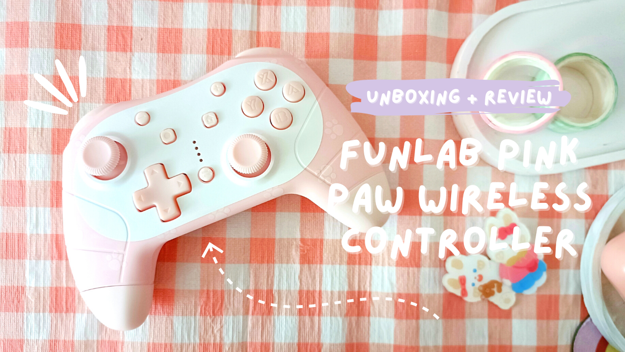 Funlab Pink Paw Wireless Controller Unboxing and Review - Reverie Wonderland