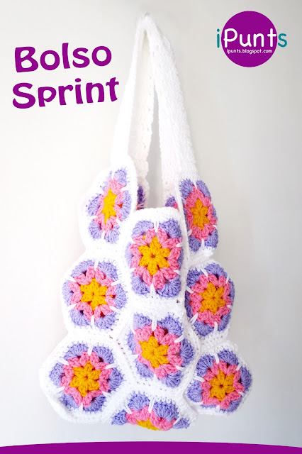 ipunts bolso bag ganchillo crochet primavera spring granny patron pattern