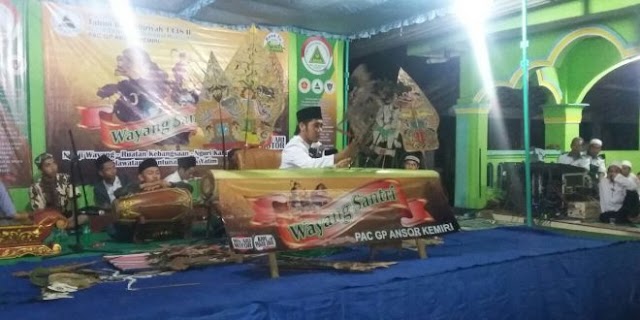 Wayang Santri Menyambut 10 Muharom PAC Ansor Kemiri