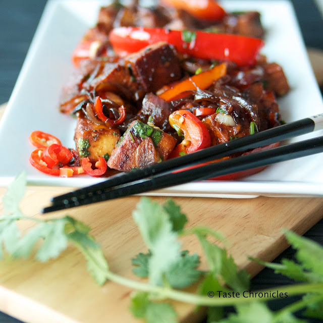 Quick and Easy Indo Chinese Chili Paneer