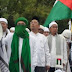 Ribuan Umat Islam Kutuk Israel di Depan Kedubes Amerika