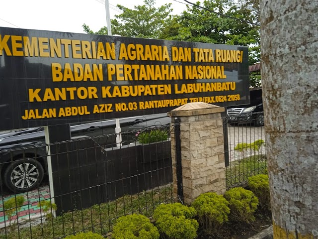 Kepala Kantor BPN Labuhanbatu Sepertinya Tidak Siap Dikonfirmasi