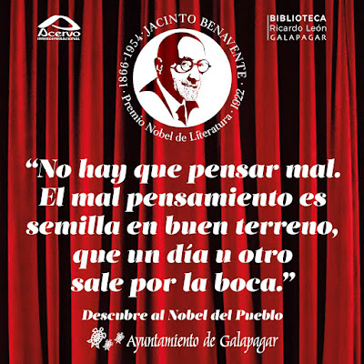 Centenario del Nobel a Jacinto Benavente, vecino de Galapagar