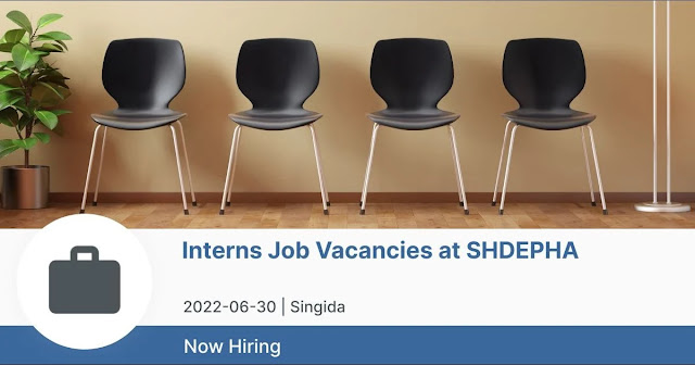 2 Interns Opportunities at SHDEPHA 2022 | SHDEPHA Jobs in Tanzania 2022