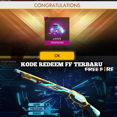 Kode redeem FF terbaru dengan hadiah Skin senj4ta hingga diamond gratis